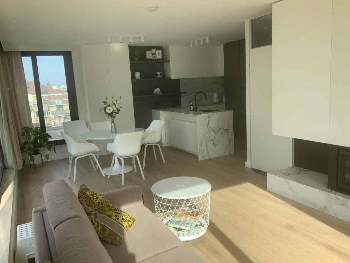 Ferienwohnung Sea View Penthouse De Panne Exterior foto