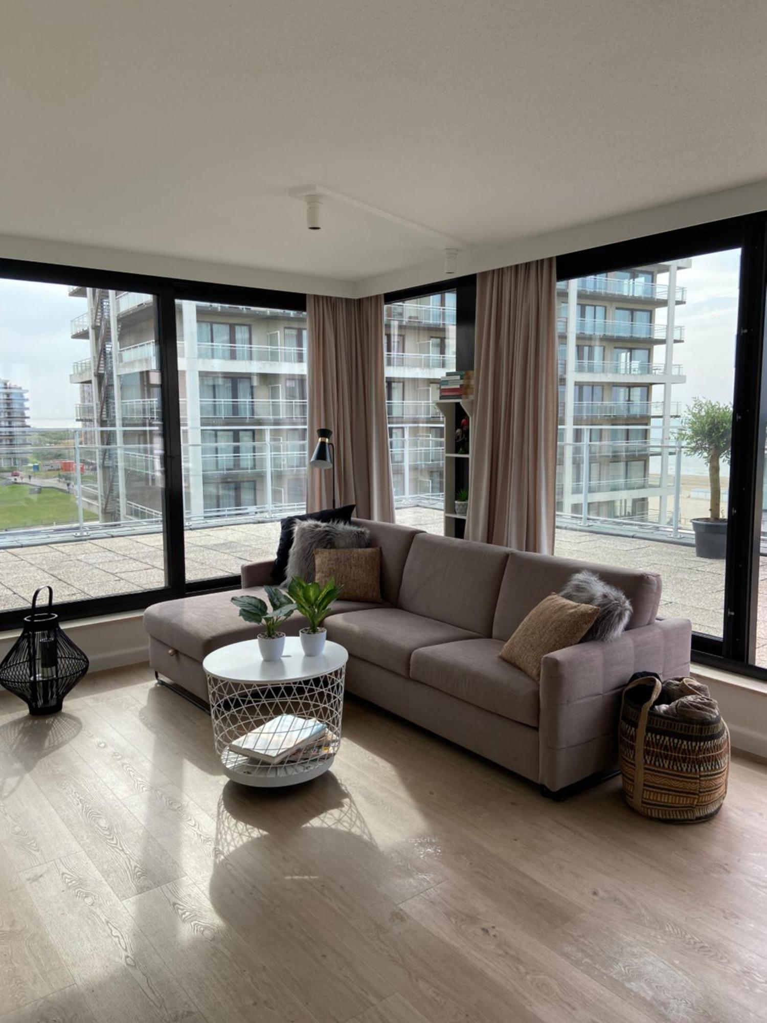 Ferienwohnung Sea View Penthouse De Panne Exterior foto